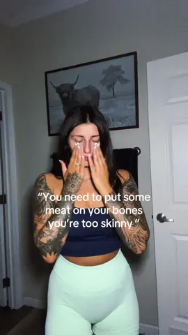 So you think I’m skinnnny 🤩 no fr I had a older lady tell me this bc her old ass husband was looking #workout #fy #real #trending 