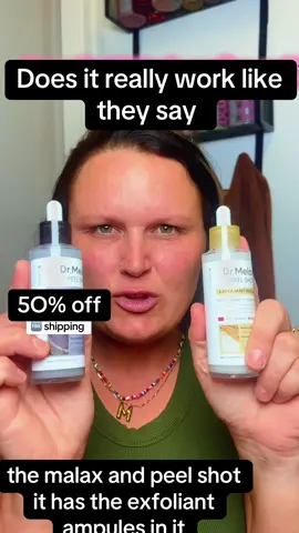 🤩🤩🤩 Does Dr.Melaxin really work?? #tiktokshopcreatorpicks #drmelaxin #drmelaxinpeelshot #drmelaxinpeelshotrealreview 