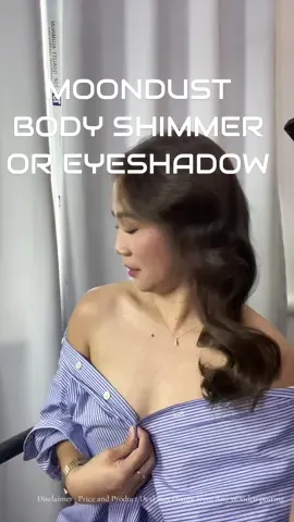 PWEDE PANG-BODY SHIMMER, HIGHLIGHTER AND EYE SHADOW ITONG MOONDUST MAKE UP ESSENTIAL NA TO. #shimmer #highlighter #eyeshadow #BeautyTok #moondust @pink.roa 