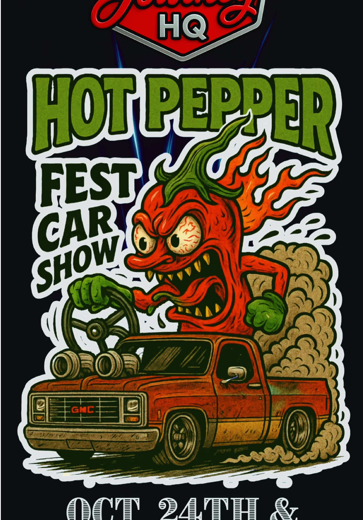 🌶🔥 HOT PEPPER FESTIVAL POP OFF! 🔥🌶 Brought to you by @BlueDEF 💪 🎉 It’s all going down October 24 at the Palestine Farmers Market + Visitor Center and trust us, you don’t wanna miss this! 🚗 Car Show 🌶 Chili Cook-Off 🎯 Cornhole Tournament 🍔 Food Vendors on deck 🎶 Vibes. Energy. Good times. 📍 Palestine, TX 📅 Oct 24 ⏰ Don’t sleep on it — mark your calendar! #HotPepperfest2025 #BlueDEF #PalestineTX #ChiliCookOff #thejourneyhq 