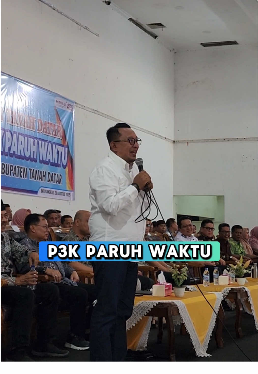 Pertemuan dengan Calon PPPK Paruh Waktu di Lingkungan Pemerintah Kabupaten Tanah Datar.
