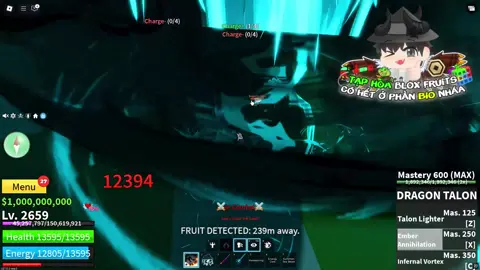 Lightsning + DragonTalon Combo!?⚡️🔥 #bloxfruits #roblox #growagarden #foryou #snakethegamer 