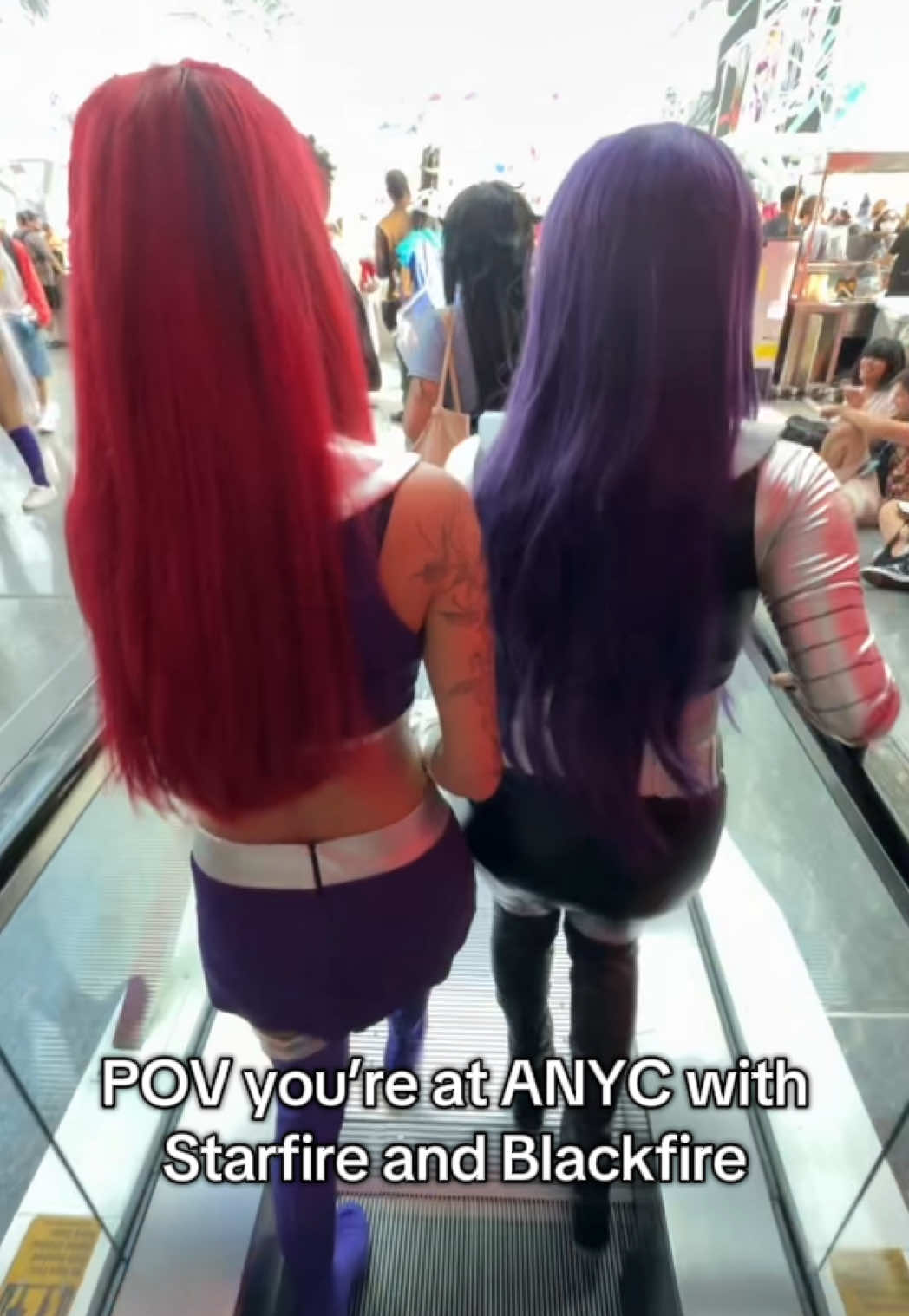 🥰🥰🥰 #anyc #animenyc #starfirecosplay #blackfirecosplay #teentitanscosplay 