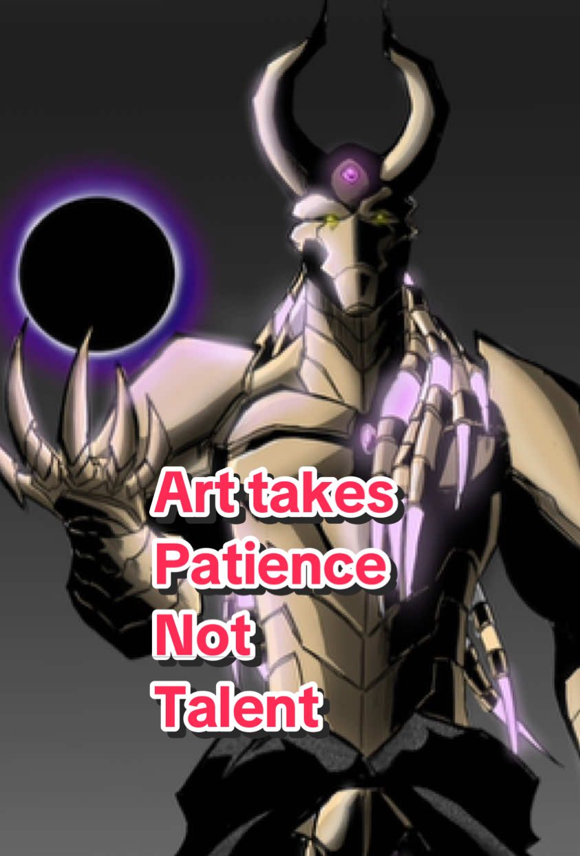 Art takes patience not talent. Behind every great artist is a history of ups and downs, Trial and error. #artcommunity #creatives #art #artist #artistoftiktok 
