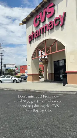 Don’t miss out! From now until 8/31, get $10 off when you spend $25 during the CVS Epic Beauty Sale @CVS Pharmacy  #CVSEpicBeauty #CVSPartner
