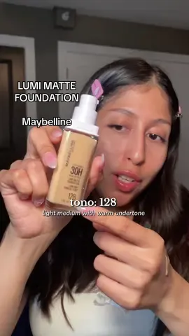 Probando la Lumi Matte Foundation de @Maybelline NY 😍 Si tienes piel mixta/grasa la vas a amar! #maybelline #lumimattefoundation #maybellinemakeup #makeupreview #oilyskin 
