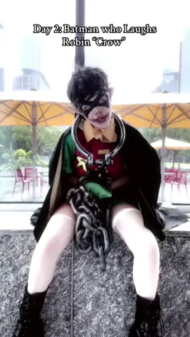 HE WAS ACTUALLY RECOGNIZED I LOVE IT  || #AcesCosplayz #Robin #BatmanWhoLaughs #RobinCosplay #CrowCosplay || 