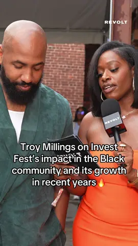 #TroyMillings shares how Invest fest has and will continue to be historic and impact the next generation of entrepreneurs💪🏾 #InvestFest 