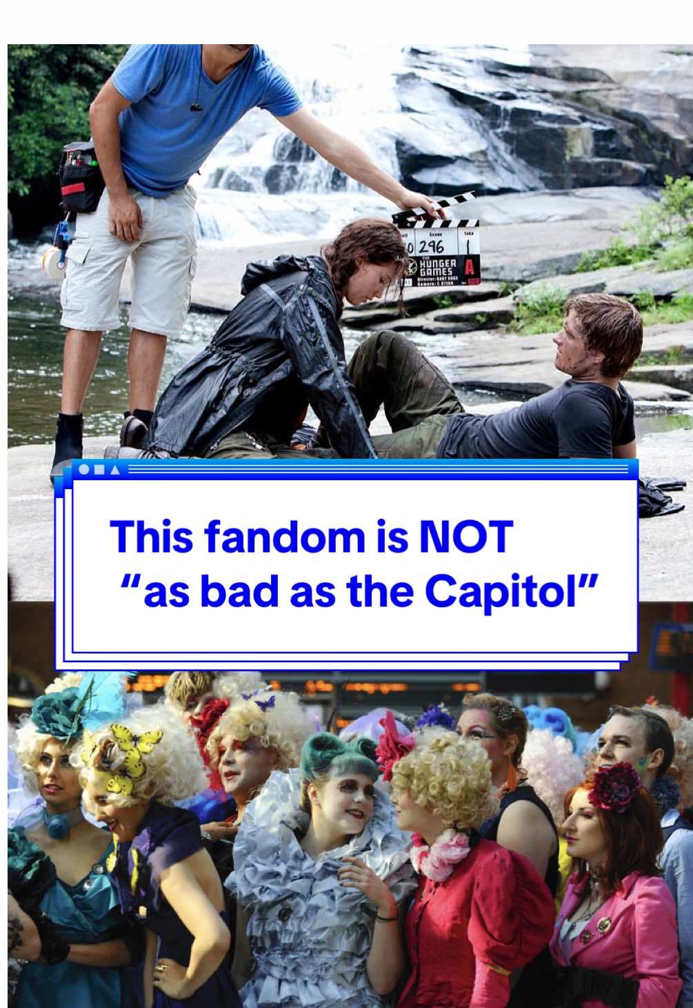 liking a fictional story where bad things happen does not mean you like REAL LIFE bad things to happen!!! #thehungergames #katniss #thg 