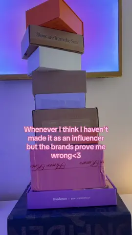 Forever grateful for all of you supporting me ily sm💗☹️ #influencer #unboxing #haul #prpackage #fyp 