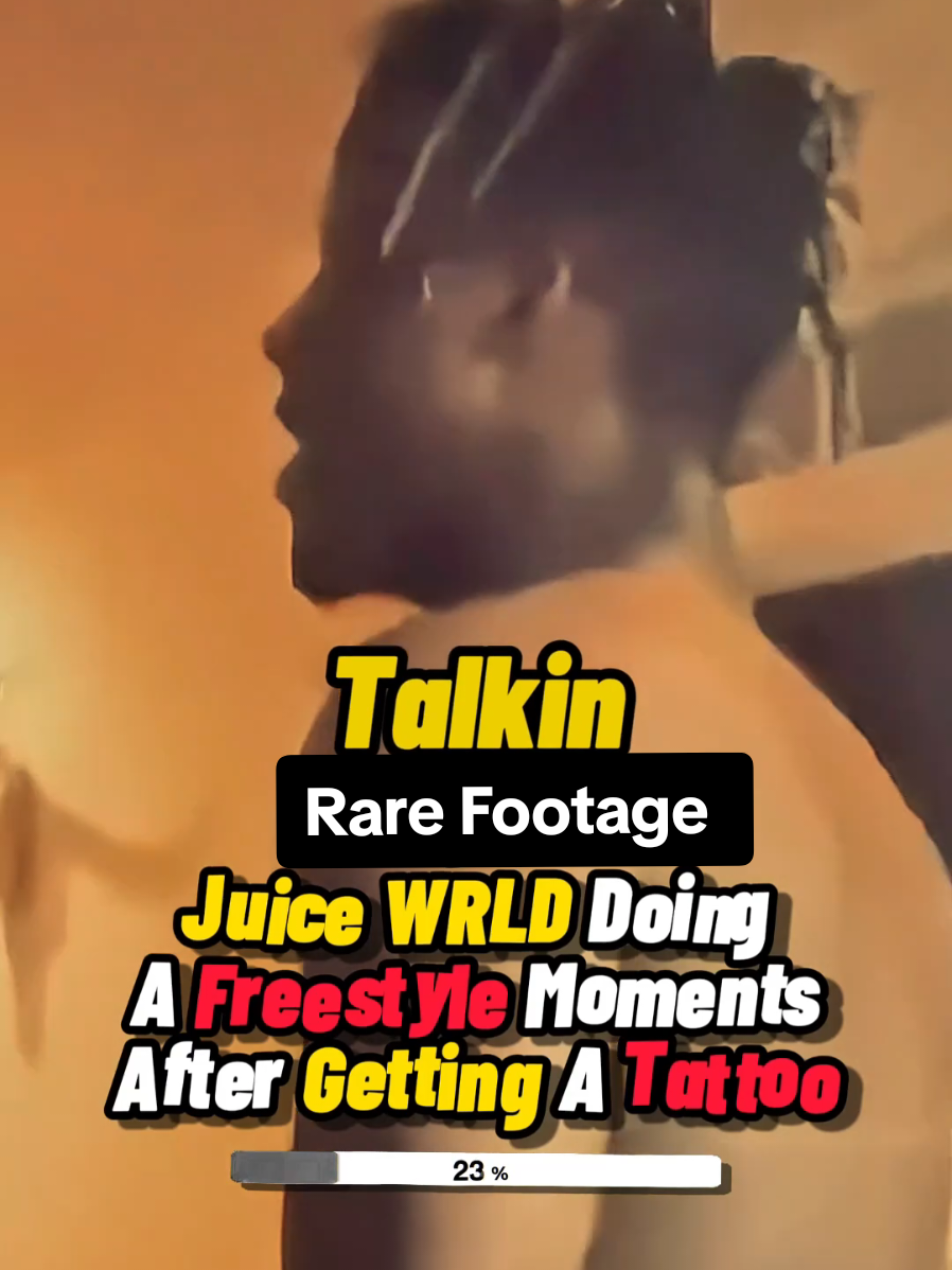 When Juice WRLD did this insane freestyle after a fresh tattoo  #juicewrld #999 #juicewrld999 #fun 