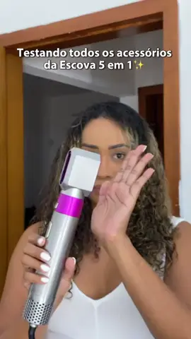 Adquira já a sua no Tiktok Shop Por apenas 65,99$ Achadinho incrível!! Escova 5 em 1 Secador, Pente, cachos e ++ Poucas unidades ,adquira já a sua clicando na descrição do vídeo!!!#tiktokshop #tabarato #achadinhos #cabelo #viral 
