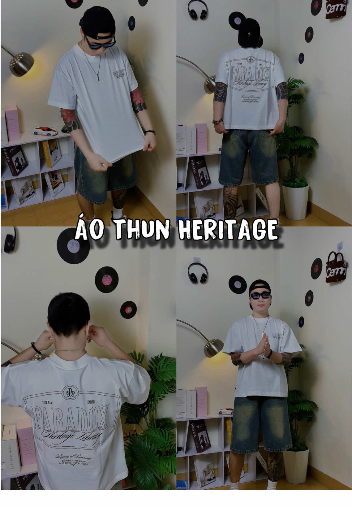 Áo thun HERITAGE from boxy #xuhuong #review #aothun #aophong #thoitrang 