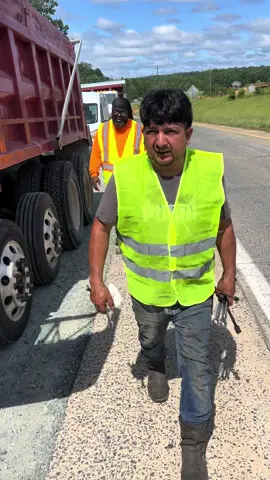Trucking will be fun they said.  You’ll make money they said.   Party on.   #dumptruck #dumptrucklife #mack #millionaire #sendit 