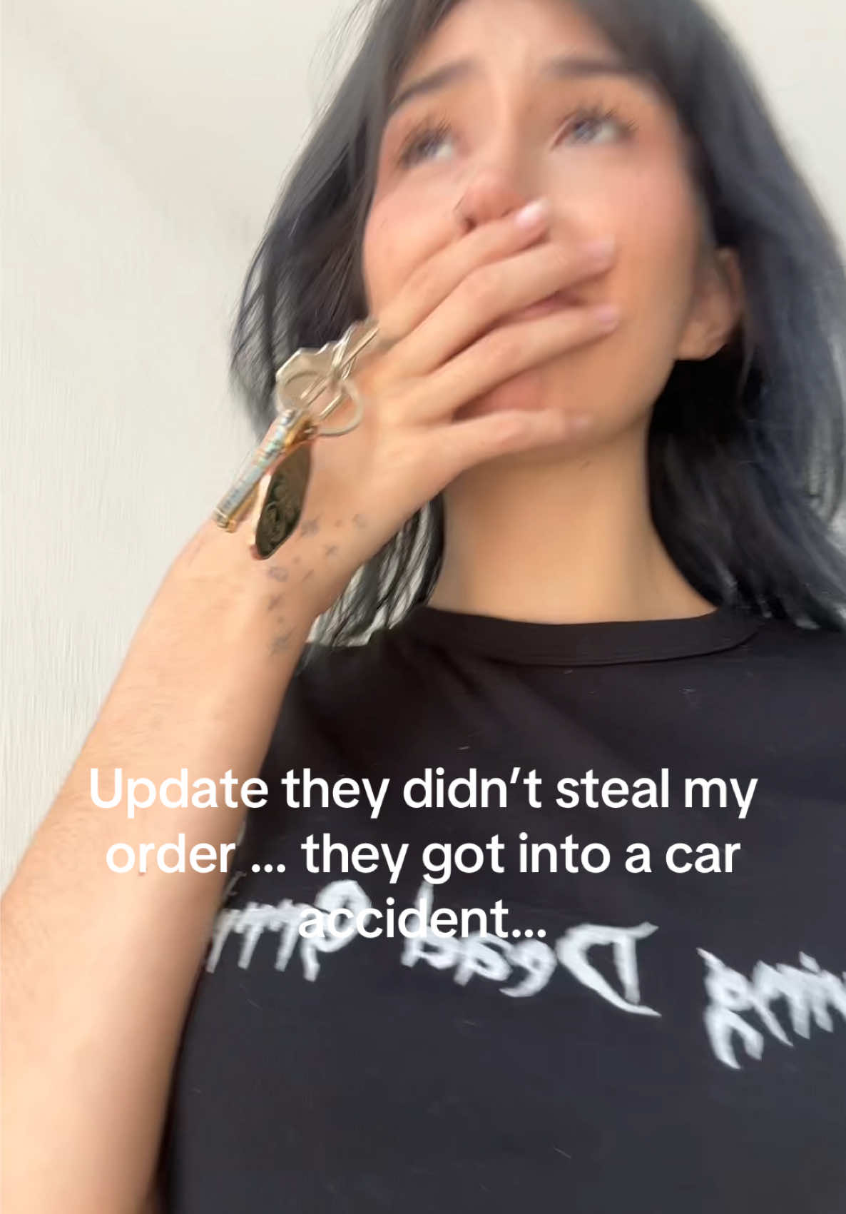 I FEEL SO BAD BUT ALSO IT TOOK ALMOST 2 HOURS WHAT?! I TIPPED EXTRA BC I DIDNT KNOW WHAT TO DO 😭 #romepie #fypシ #viral #doordash #altgirl #carcrash #badluck 