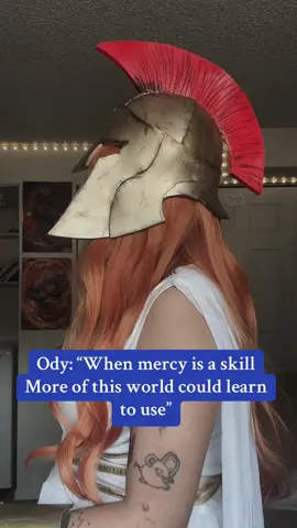 Sir your suppose to be warrior of the mind not warrior of mercy GET UP #epicthemusical #athenacosplay #epicthemusicalcosplay #goddess #athena 