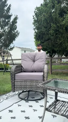 #creatorsearchinsights #patio #chair #set #furniture  Patio Furniture Sets Chairs and tea Table  Best viral Rocking Chair Swivel 
