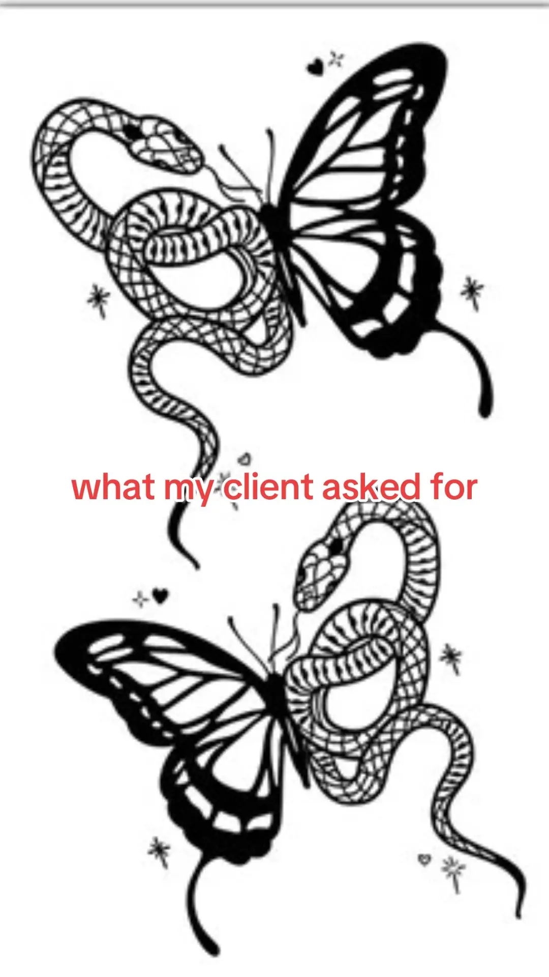 making original tattoos for you! ❤️‍🔥 my client sent me someone else’s flash and i redrew my take on it. i’ll always insist on redrawing any tattoo design because you deserve a custom tattoo :) #tattoowork #tattoostyle #tattooartist #losangeles 