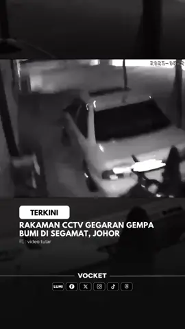 Gempa bumi kecil skala 4 Magnitud berlaku di Segamat, Johor pada jam 6.13 pagi ini (24 Oogos 2025). #gempabumi #segamat #johor #vocket 
