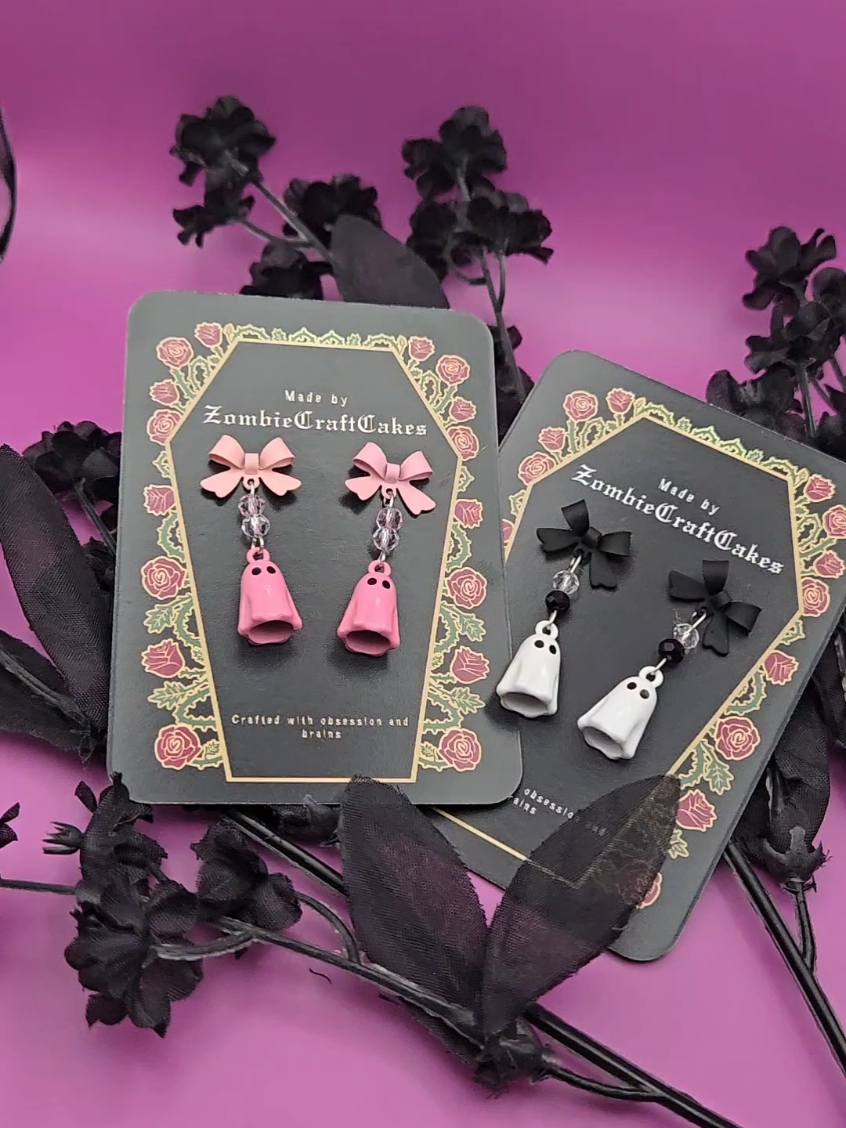 Help a ghoul out 🥹 Check out my shop 🤎🖤 #etsy #viral #jewelry 