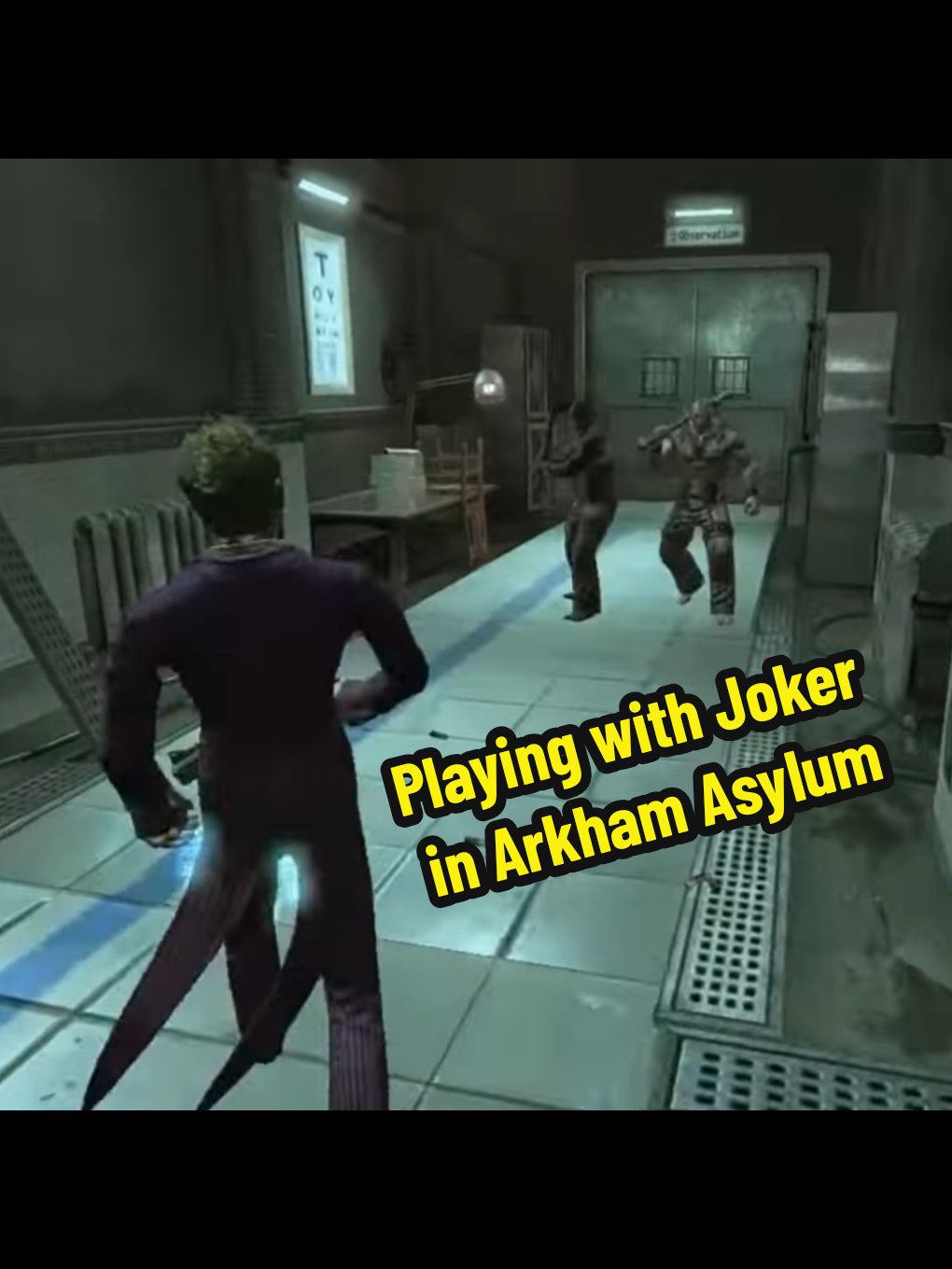 The Joker in Arkham Asylum #joker #arkham #batman 