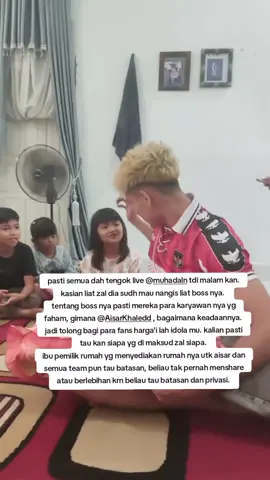 Tolong bagi para fans jgn terlalu mengejar, fans boleh tpi jgn sampai ganggu privasi idola mu.  berilah mereka ruang.  utk @AisarKhaledd @muhadaln @A R I L 🇵🇸 @doni_AK @reyyhnadi @Uska @wahyuabhiraja dan semua team semoga kalian selalu di sehat kan. #masyaallahtabarakkallah #aisarkhaleed #aisarsultanmalaysia #fansaisarkhaleed 