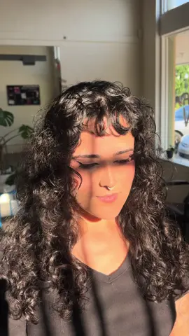Curly cut on @Iliana Saenz from yesterday(◕‿◕)so happy with this one! #okc 