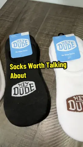 These socks are awesome. They come in a three pack. #socks #heydude #footwear #tiktokshoplabordaysale  