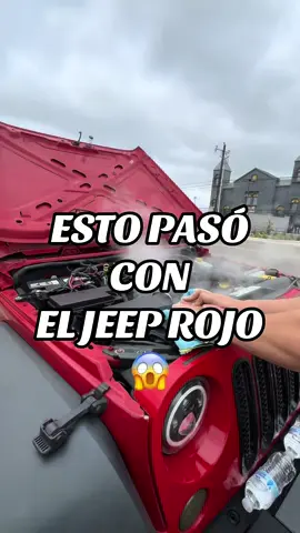 Que fue lo que pasó con el JEEP WRANGLER ROJO? 😱#jeep #jeepwrangler #cars #fyp #foryou 