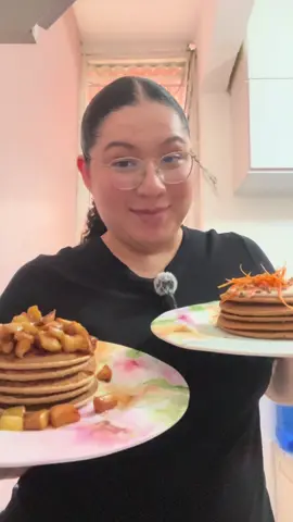 Hotcakes de avena y zanahoria 🥞🥕 #CapCut #Recipe #hotcakes #foryoupage #fyppppppppppppppppppppppp 