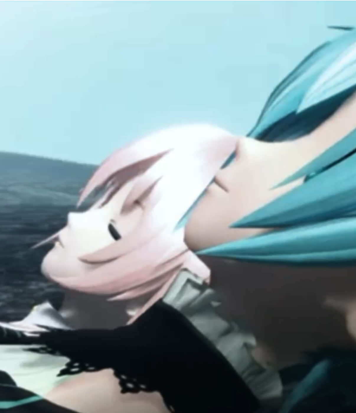 Miku noooooo #projectdiva #vocaloid #hatsunemiku #megurineluka #yuri 