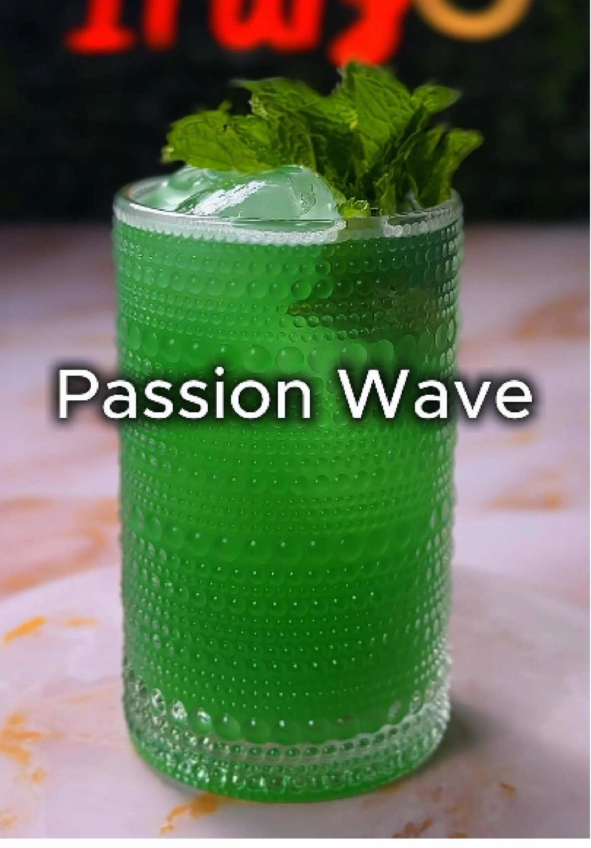 🌺Part 147: Passion Wave Bright, exotic, and silky — a tequila-tropical fusion with vibrant passionfruit, pineapple lift, and a soft vanilla finish. 🧪 Ingredients: 	•	½ fresh Passionfruit (scooped out) 	•	2 oz (60 ml) Tequila Blanco 	•	½ oz (15 ml) Blue Curaçao 	•	½ oz (15 ml) Passionfruitq juice 	•	2 oz (60 ml) Pineapple juice 	•	1 oz (30 ml) Lime juice 	•	½ oz (15 ml) Vanilla syrup 	•	Mint sprig (for garnish) 🔹 Method: 	1.	Scoop half a passionfruit into a shaker. 	2.	Add tequila, blue curaçao, passionfruit juice, pineapple juice, lime juice, and vanilla syrup. 	3.	Shake well with ice until chilled. 	4.	Strain into a chilled coupe or ice-filled rocks glass. 	5.	Garnish with a mint sprig. #creatorsearchinsights #fyp #foryou #foryoupage #viral 
