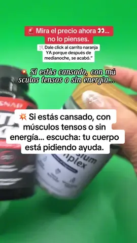🔥 Y hoy, en Snap Brand Day Deal, este bundle está con descuento especial hasta medianoche + envío gratis. 🚨 Mira el precio ahora 👀… no lo pienses. 🛒 Dale click al carrito naranja YA porque después de medianoche, se acabó.” #SnapSupplements #brandday #hombresvsmujeres #supplements #MensCare #tiktokmademebuyit #magnesium #magnesiumcomplex #nitricoxcide #oxidonitrico #salud @Snap_Supplements 