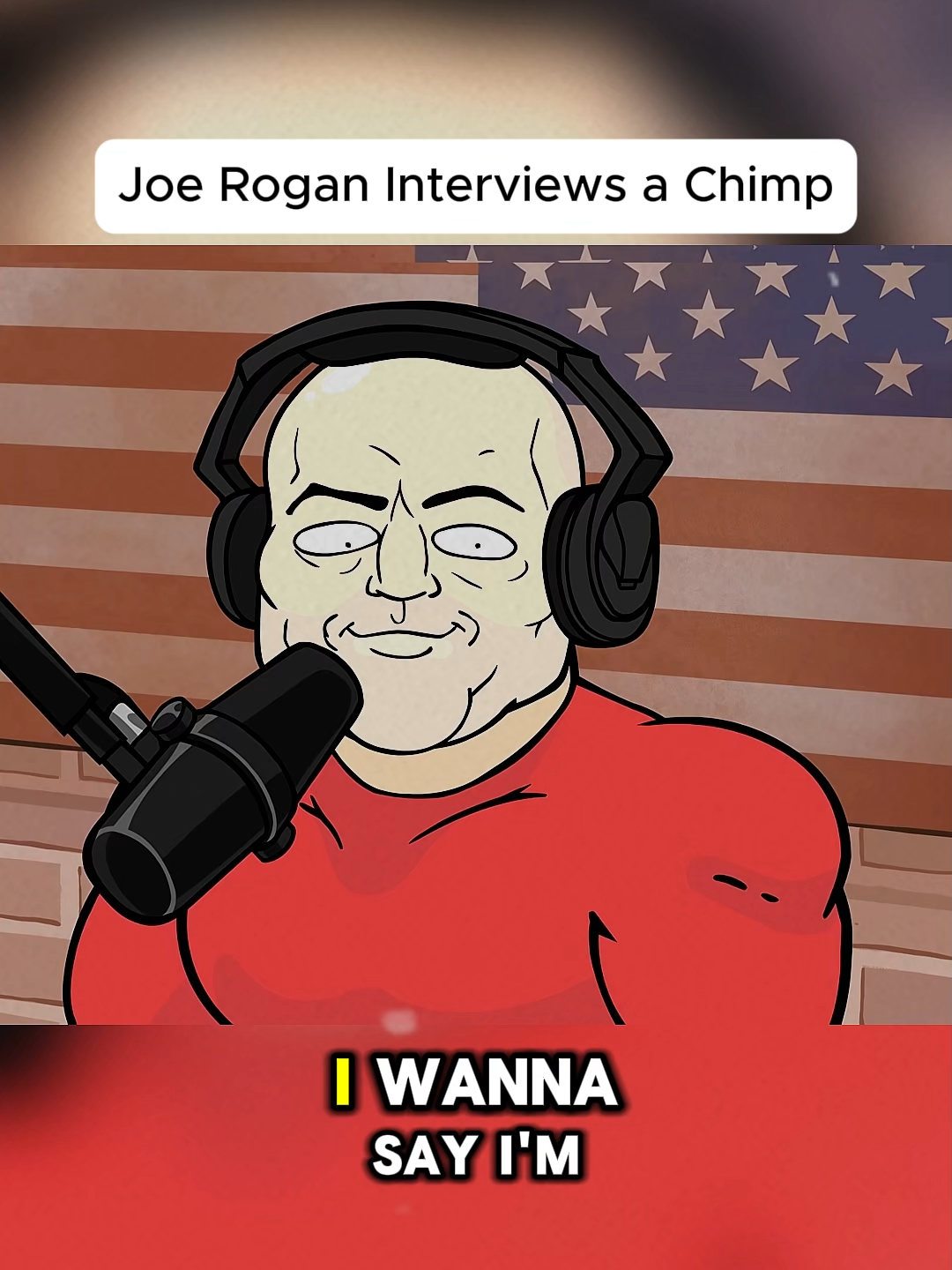 Joe Rogan Interviews a Chimp #joerogan #joeroganpodcast #jreclips #chimp #funnytiktok #fyp