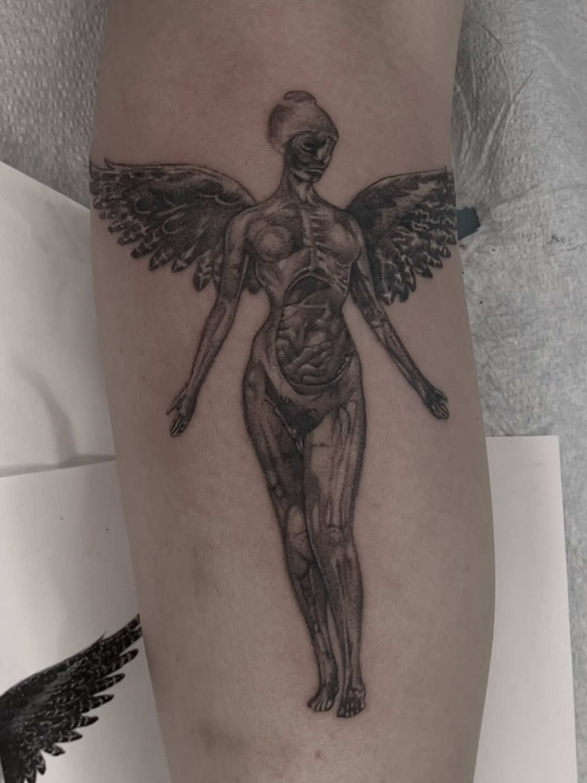 What’s your favorite Nirvana song ?  #bayareaartist #tattooartist #marcos_tattoos #fyp #tattooideas 