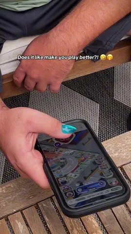 @monopolygo can you confirm? 👍🏼  . . . . Hehe side note: today was nail day and we were both amused at how large some of the nails they have in the pack so I said let’s try it on it 💅🏼🤣💀 @Tyler🤘🏼 