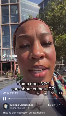 Those of us who are not in a cult have always known this is not about crime it is about Trump wanting to take control & continue on his path of being an authoritarian dictator. Trump, his administration, republican politicians, right med, MAGA, etc. refuse to look at & accept the fact that crime in Washington D.C. has been decreasing.  Also one of Trump’s Modus Operandi is to create fear & he does this because his policies are bad & he wants to control people.  The National Guard & other agencies are not in high crime areas, they are sightseeing or profiling people.  What a waste of the taxes we pay. 😡😡