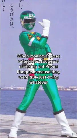 I posted all the photos in a slideshow without text #fyp #xyzbca #posechallenge #poseideas #artreference #powerrangers 