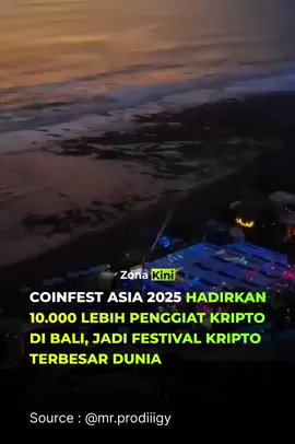 festival kripto terbesar di dunia, resmi dibuka di Nuanu Creative City, Bali. Ajang bergengsi ini mempertemukan lebih dari 10.000 peserta dari 90 negara, menghadirkan 300 pembicara internasional, serta lebih dari 100 side event. Hari pertama langsung menegaskan peran Asia Tenggara sebagai motor utama adopsi Web3, dengan memadukan wawasan industri, budaya, dan komunitas dalam satu pengalaman imersif. Sesi pembuka menghadirkan jajaran tokoh global, di antaranya Rachel Conlan (CMO Binance), Kevin Kwong (CBO 9GAG & Memeland), Amanda Cassatt (CEO Serotonin), hingga Stephan Lutz (CEO BitMEX). Diskusi di panggung utama berfokus pada tren adopsi institusional dan arah pasar global, sembari menyoroti bagaimana Asia tumbuh sebagai pusat pertumbuhan Web3. Salah satu sorotan hari pertama adalah peluncuran Tokenize Indonesia, sebuah program akselerator yang mempertemukan institusi keuangan dengan pelaku Web3 untuk mengeksplorasi Real World Assets (RWA). Program ini menghadirkan BRI Ventures, Pegadaian, MDI Ventures, dan PosDigi yang berkolaborasi dengan Ripple, IOTA, Stellar, hingga Fireblocks untuk merancang uji coba konsep serta solusi blockchain lintas sektor. Source : coinvestasi #matauangcrypto #cryptocurrency #bitcoin