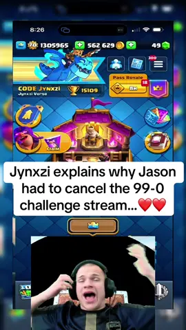 Prayers for jason#fyp #jynxzi #jynxziclips #clashroyale #jynxzifunnymoments @Jynxzi @Jason😅 