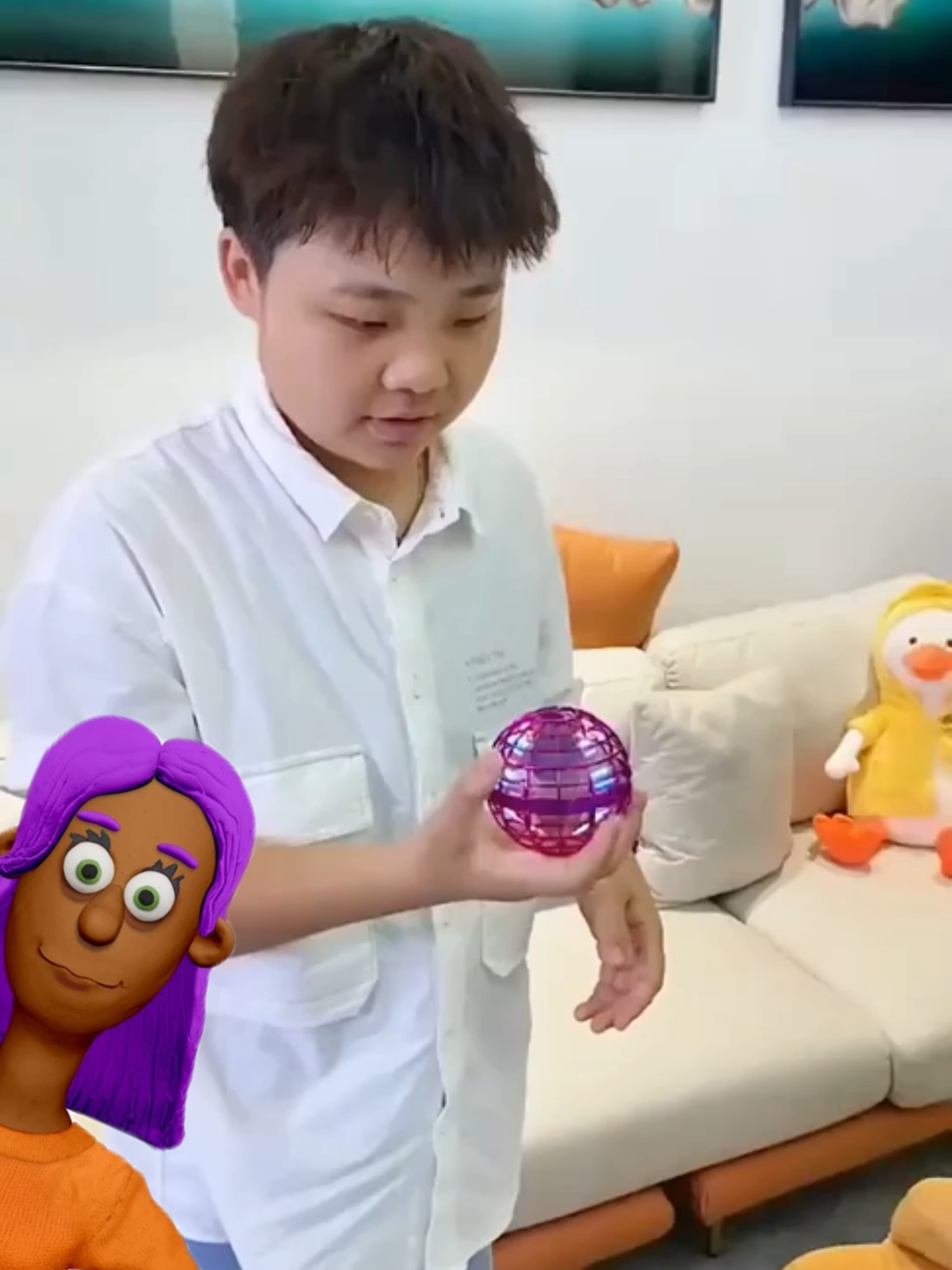 brinquedo bola giratoria com led#tiktokshop #fyp #fy #achadinhos #achadinhosdashopee