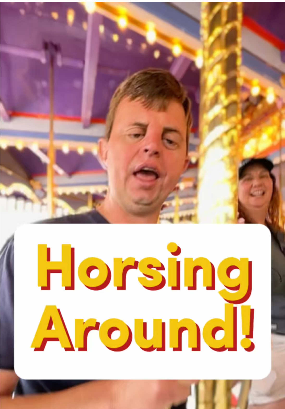 Horsing Around in Fantasyland! #disneyland #disneymagic #funwithfriends #drhoby #tiktokpartner 