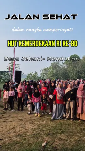 Guyub rukun gotong royong warga Jekani Mondokan memperingati Hari Ulang Tahun Kemerdekaan Republik Indonesia ke-80.  #hutkemerdekaan  #hutri80  #merdeka 