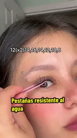 Las pestañas 😍 #diylashextensions #waterresistant #pestañas #support 