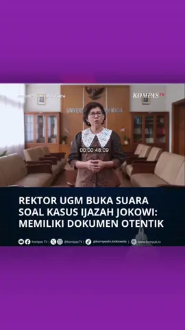 Rektor UGM buka suara soal kasus ijazah jokowi🔥🔥🔥 #polemik  #ijazahpalsu  #jokowidodo  #fyp 