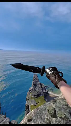 What should I zipline with next?  #bladeandsorcery #vr #gaming #realistic #zipline