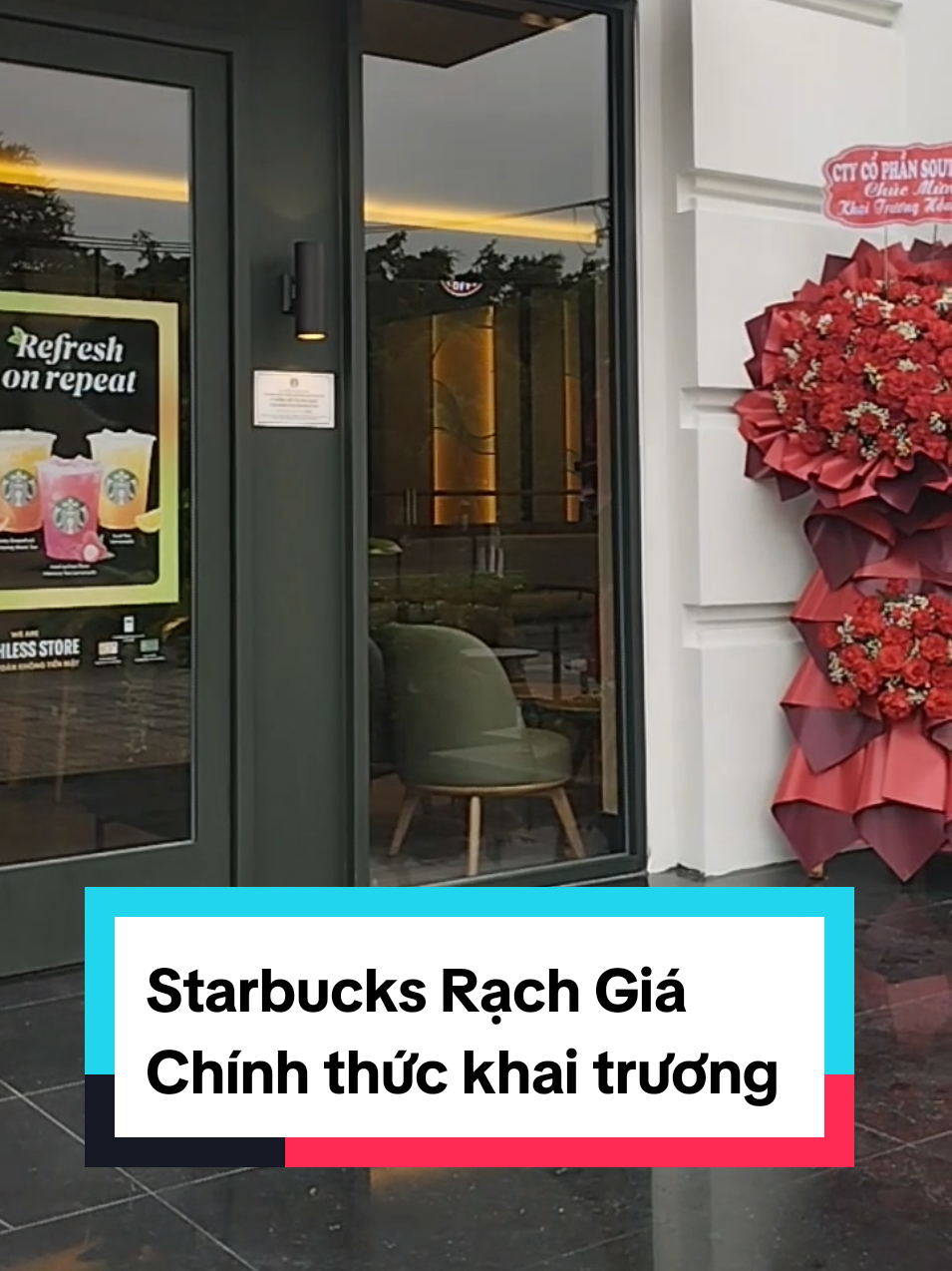 Starbucks Rạch Giá chính thức khai trương #nontaibeokg #starbucks #dcgr #rachgia #rachgiakiengiang68 
