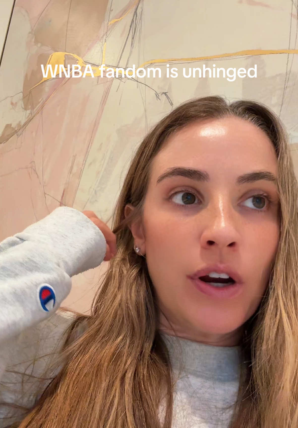Replying to @CoolHandLuke wnba fandom is absolutely unhinged.. we aren’t allowed to have any fun 😭