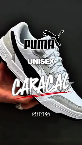 ⚡ Fresh tones, classic style! The PUMA Caracal (White-Black-Gray) – kasut uniseks yang sporty, clean & perfect untuk OOTD harian. 🔥 #PUMA #Caracal #UnisexSneakers #WhiteBlackGray #KasutUniseks      