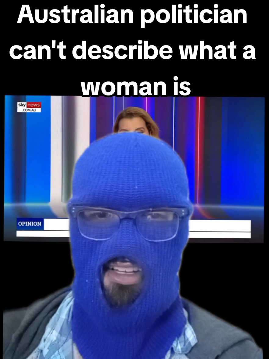 Australian politician can't describe what a woman is #fyp #australia #australian #🇦🇺 #aussie 